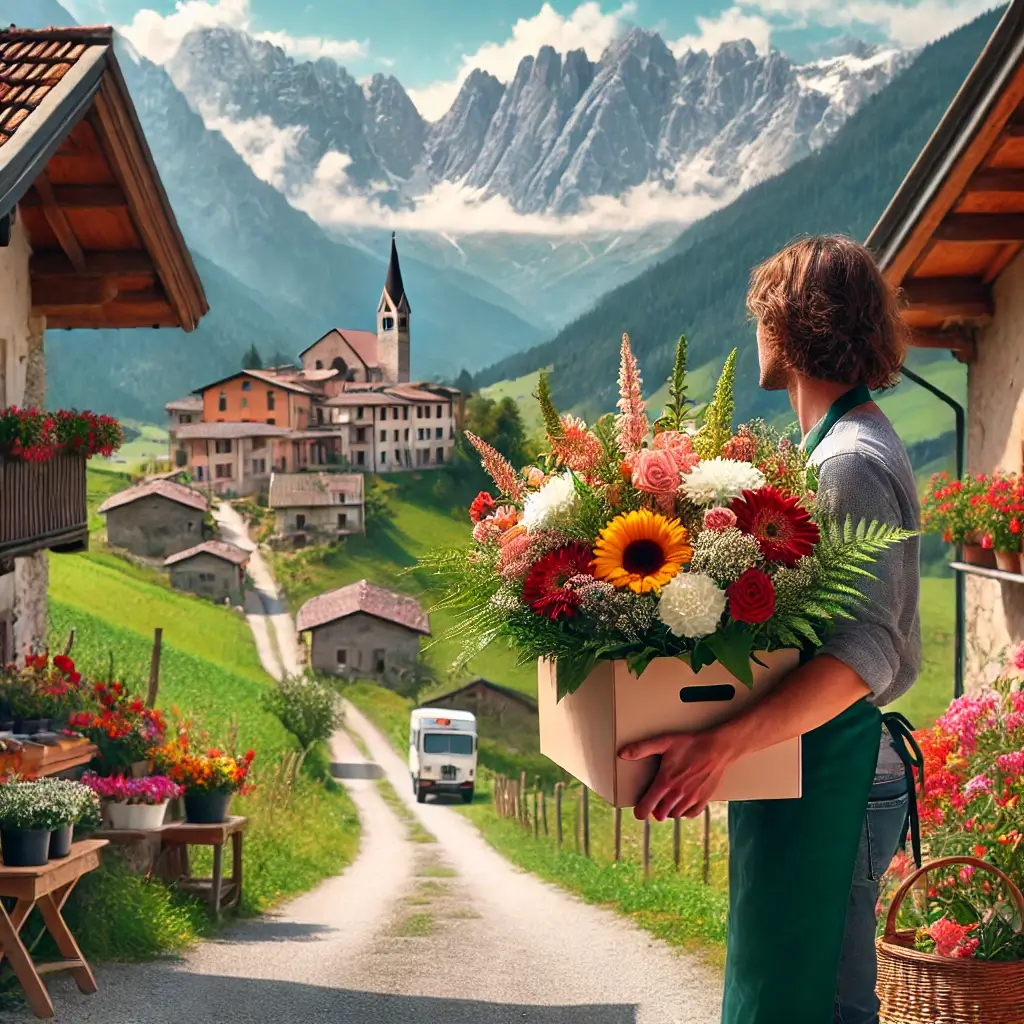 Blumenlieferung in Verdabbio, Alpenblumen, Graubünden, Florist in Verdabbio.