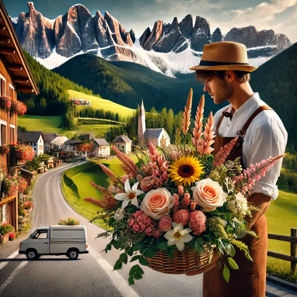 Blumenlieferung in Sta. Maria in Calanca, Alpenblumen, Graubünden, Florist in Sta. Maria in Calanca.
