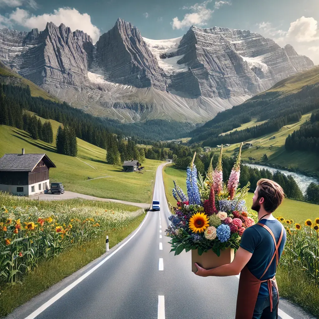 Blumenlieferung in Arvigo, Alpenblumen, Graubünden, Florist in Arvigo.