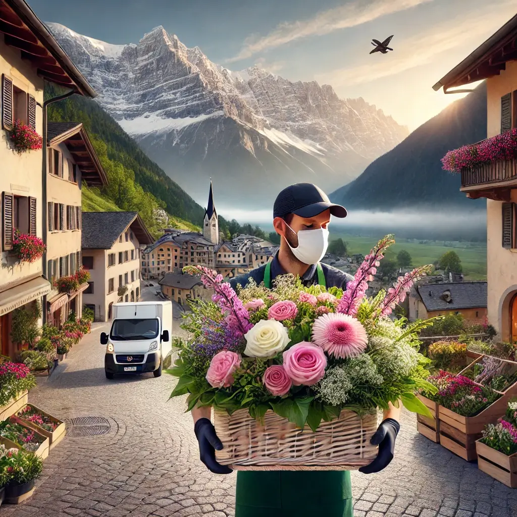 Blumenlieferung in Braggio, Alpenblumen, Graubünden, Florist in Braggio.